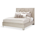AICO Marin Queen Panel Bed in Greige image