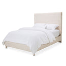AICO Furniture Emerson King Upholstered Bed in Powder image
