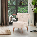 AICO Furniture A La Carte Puppy Armless Chair in Capri