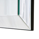 AICO Furniture Carmela Mirror in Glossy Charcoal Sand
