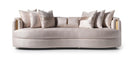 AICO Carmela Mansion Sofa in Shimmer Ivory image