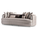AICO Furniture Carmela Mansion Sofa Zinc in Silver image
