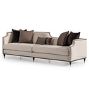 AICO La Francaise Mansion Sofa in Cafe/Black