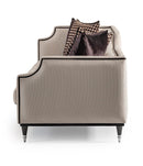 AICO La Francaise Mansion Sofa in Cafe/Black