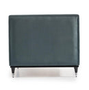 AICO La Francaise Armless Chair in Azure/Black