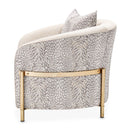 AICO Lisbon Chair in Opal Gold