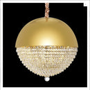 AICO Eclipse LED Light Chandelier w/Gold Dome in Moonlight KI-ECLP201-135 image