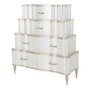 AICO London Place Tiered 6-Drawer Chest in Creamy Pearl 9004070-112 image