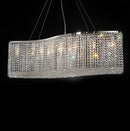 AICO Furniture Lighting Cool Breeze 14 Light Chandelier in Clear image