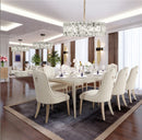 AICO Malibu Crest Side Chair in Chardonnay (Set of 2)