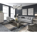 AICO Furniture Roxbury Park Matching Chair in Slate