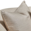 AICO Malibu Crest 3-Piece Sofa Sectional in Pearl Chardonnay