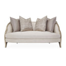 AICO Malibu Crest Loveseat in Chardonnay
