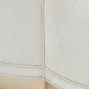 AICO Malibu Crest Cocktail Ottoman in Chardonnay