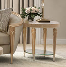 AICO Villa Cherie End Table in Caramel