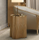 AICO Villa Cherie Chairside Table in Caramel