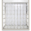 AICO Furniture State St. Wall Bar in Glossy White