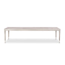 AICO Lanterna Rectangular Dining Table in Silver Mist image