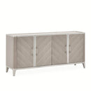 AICO Lanterna Sideboard in Silver Mist