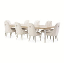 AICO Furniture Penthouse Rectangular Dining Table in Ash Gray
