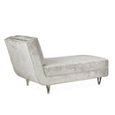 AICO Lanna Armless Chaise in Storm Silver Mist
