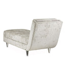 AICO Lanna Armless Chaise in Storm Silver Mist