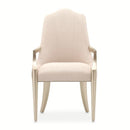 AICO Malibu Crest Arm Chair in Chardonnay (Set of 2)