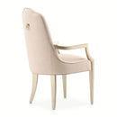 AICO Malibu Crest Arm Chair in Chardonnay (Set of 2)
