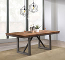 Spring Creek Dining Table with Extension Leaf Natural Walnut