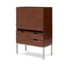 AICO Furniture Incept Secretary in Dark Almond image