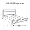 Miranda Panel Platform Storage Bed