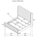 Natasha California King, E.King & Queen Bed