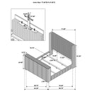 Centergrove Wingback TV Bed