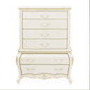 AICO Lavelle 6-Drawer Chest in Classic Pearl