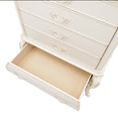 AICO Lavelle 6-Drawer Chest in Classic Pearl