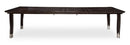 AICO Paris Chic Rectangular Dining Table in Espresso