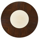 AICO Paris Chic "60 In Round Dining Table in Espresso