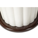 AICO Paris Chic "60 In Round Dining Table in Espresso