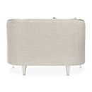 AICO Furniture Camden Court Chair and Half in Platinum