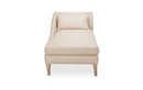 AICO Furniture Camden Court LAF Chaise in Platinum