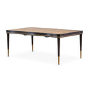 AICO Malibu Crest Rectangular Dining Table in Crotch Mahogany image