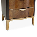 AICO Malibu Crest Swivel Lingerie Chest in Crotch Mahogany