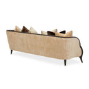 AICO Malibu Crest Sofa in Dark Espresso