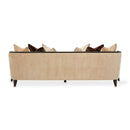 AICO Malibu Crest Sofa in Dark Espresso