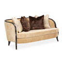 AICO Malibu Crest Loveseat in Dark Espresso image