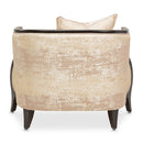 AICO Malibu Crest Living Room Chair in Dark Espresso