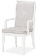 Aico Furniture Horizons Arm Chair in Cloud White (Set of 2) image