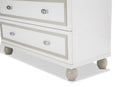 AICO Sky Tower 7 Drawer Chest in White Cloud