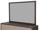 Aico 21 Cosmopolitan Mirror in Taupe/Umber image