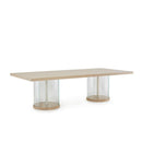 AICO Laguna Ridge Rectangular Dining Table in Washed Oak